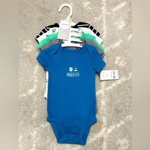 NWT Carters Baby Boy 5-Pack Onesies